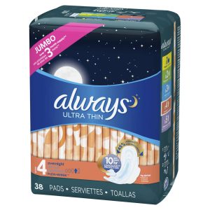Ultra-Thin Pads: Overnight